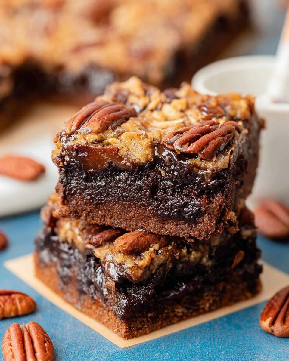 Gourmet Pecan Pie Brownies - detail 2
