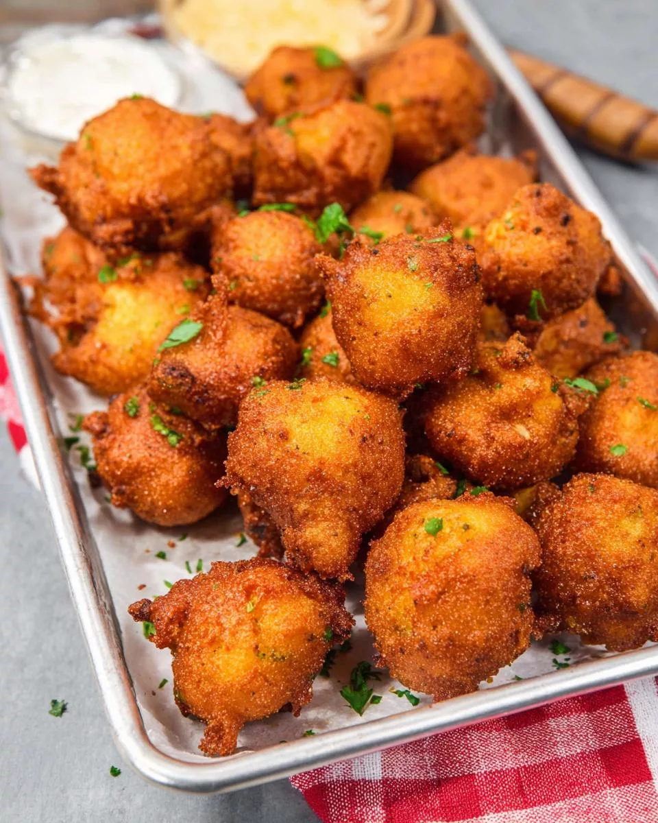 Green Chile Hushpuppies - detail 2