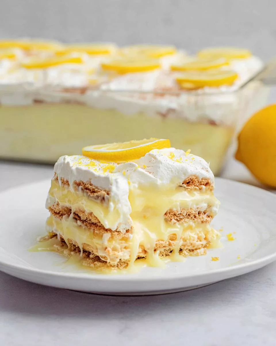 Lemon Icebox Cake - detail 2