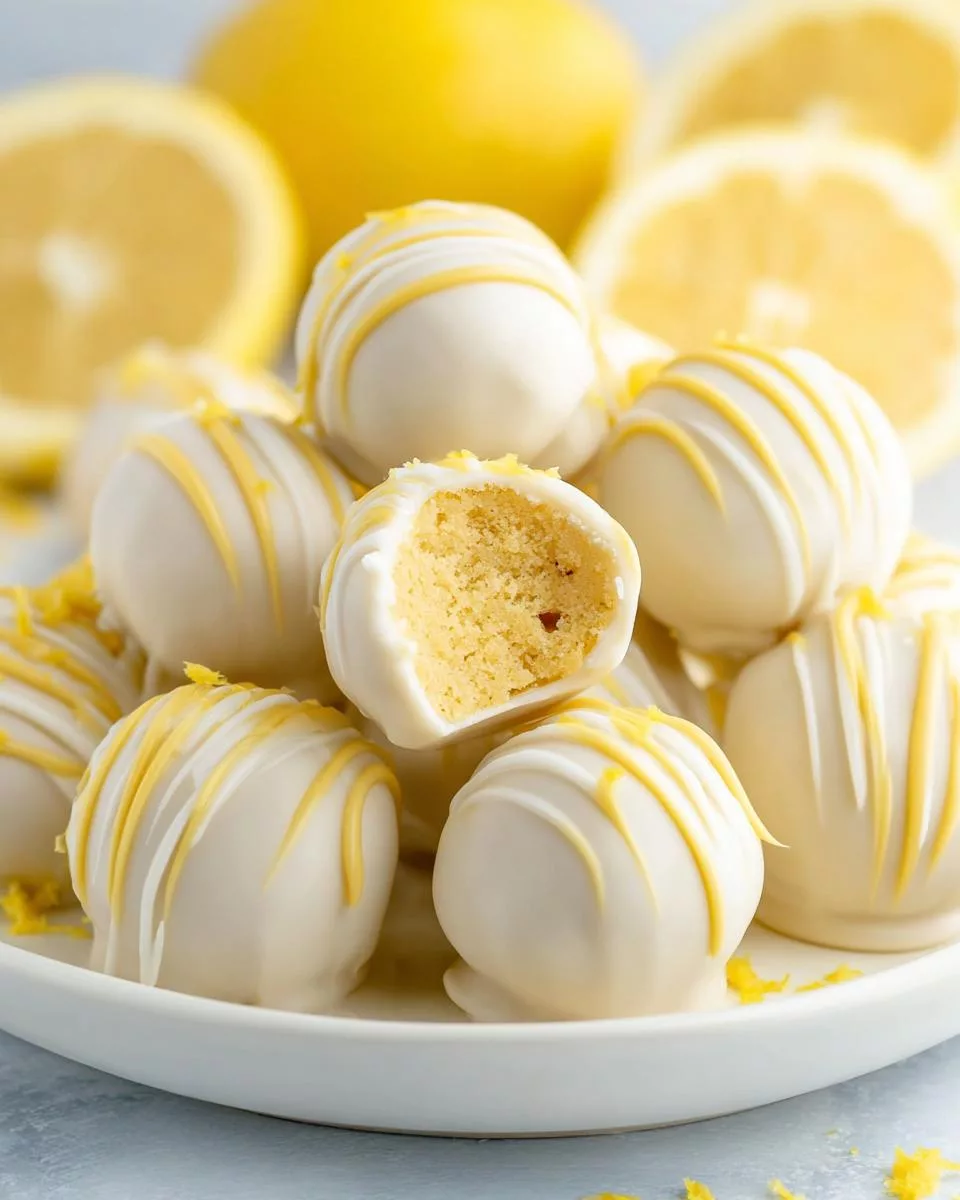 Lemon Oreo Truffles - detail 1