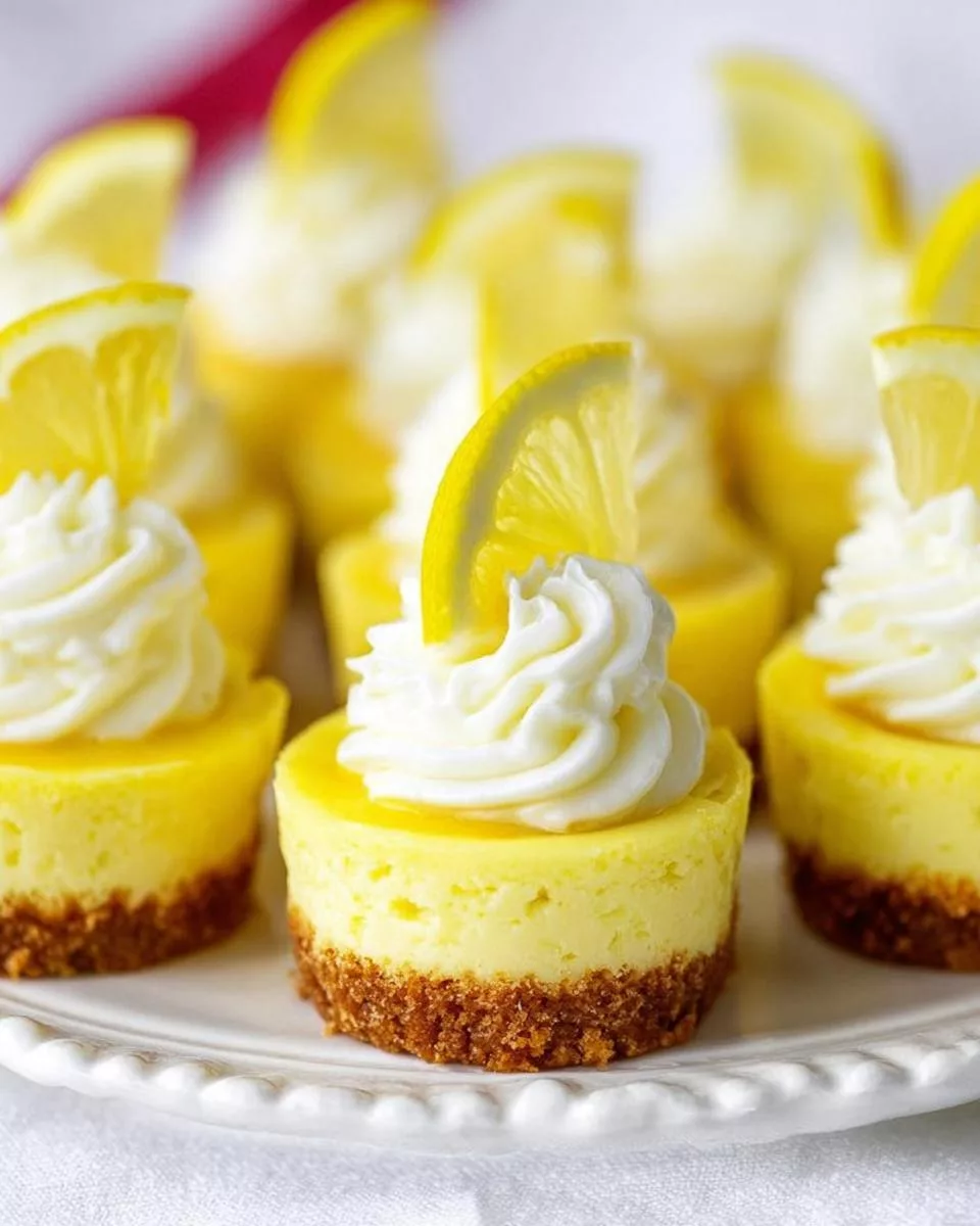 Mini Lemon Cheesecakes - detail 1