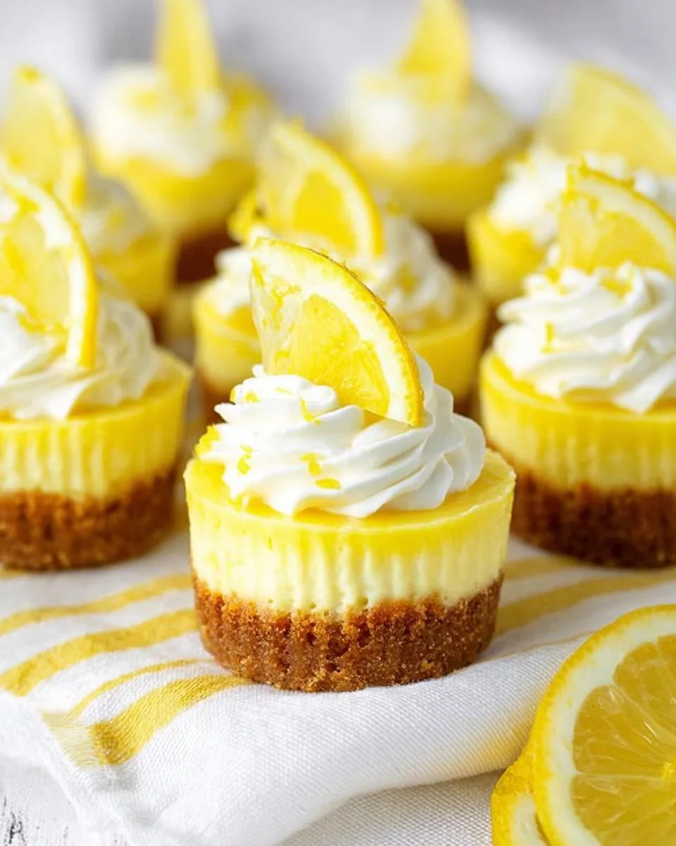 Mini Lemon Cheesecakes - detail 2