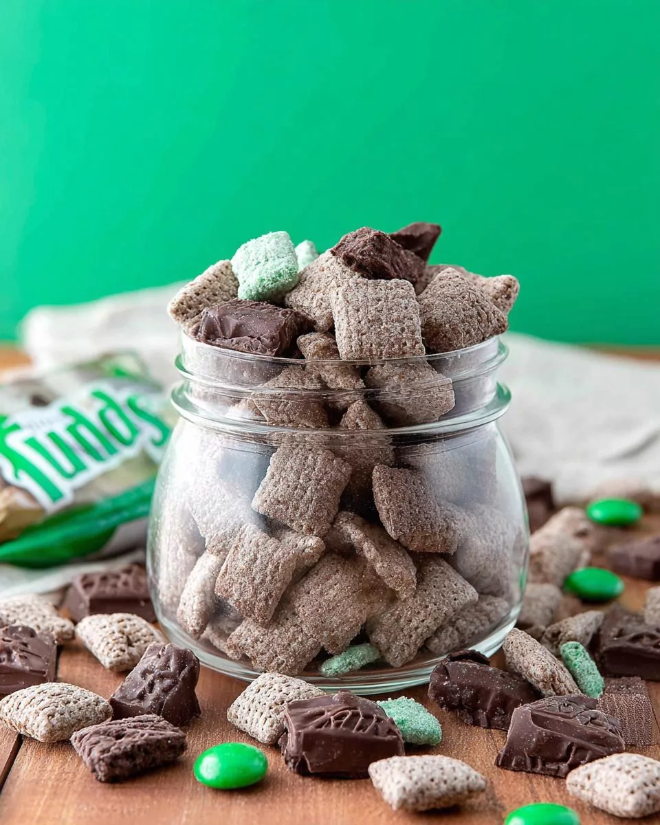 Mint Chocolate Muddy Buddies - detail 1