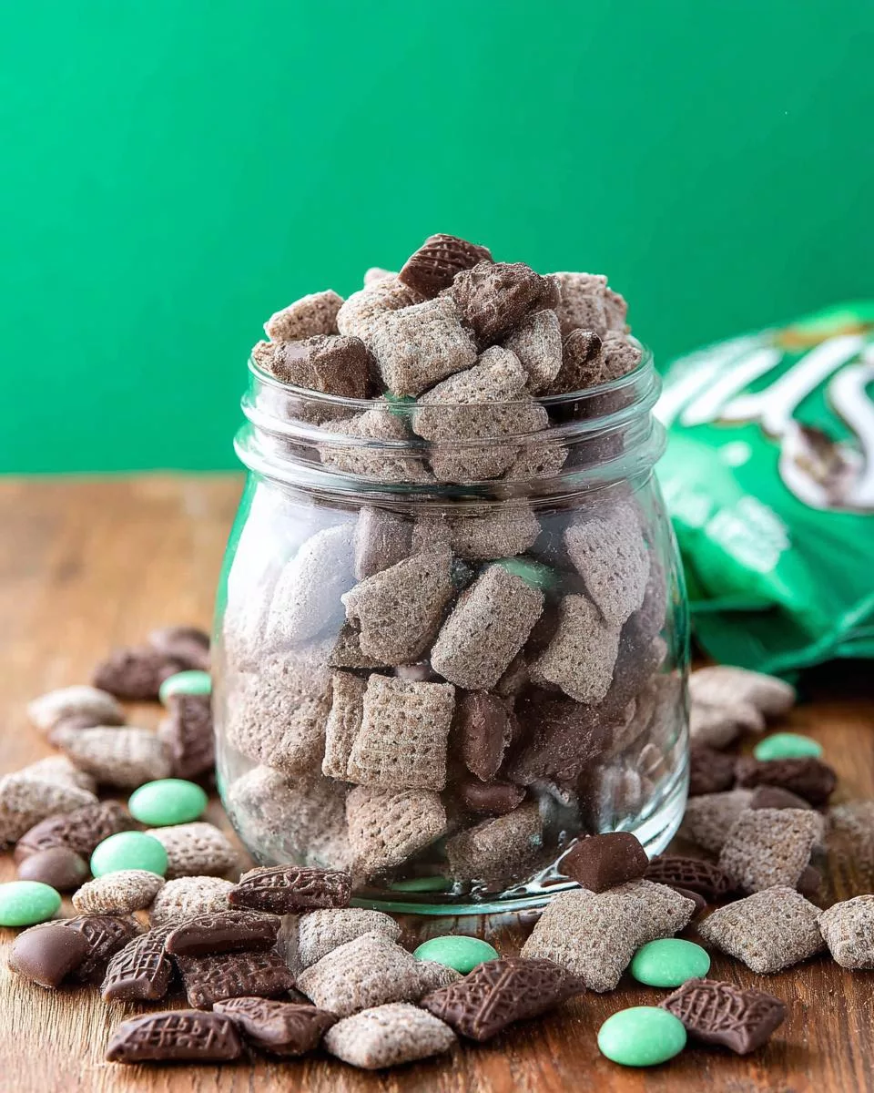 Mint Chocolate Muddy Buddies - detail 2