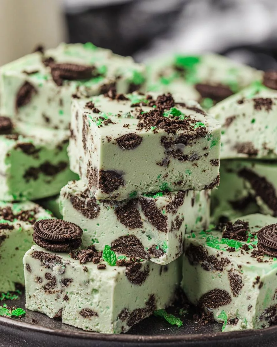 Mint Oreo Fudge - detail 2