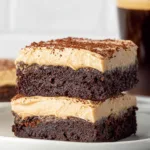 Mocha Brownies with Cafe Latte Frosting