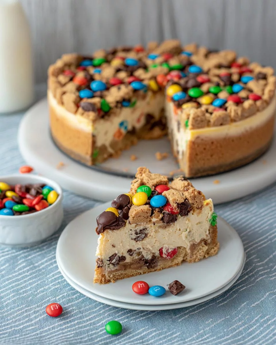 Monster Cookie Cheesecake - detail 2