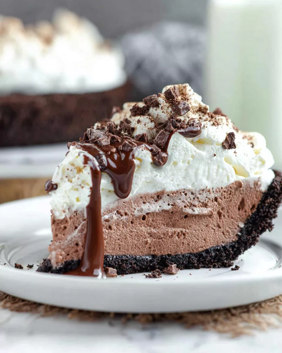 No-Bake Chocolate Marshmallow Pie - detail 1