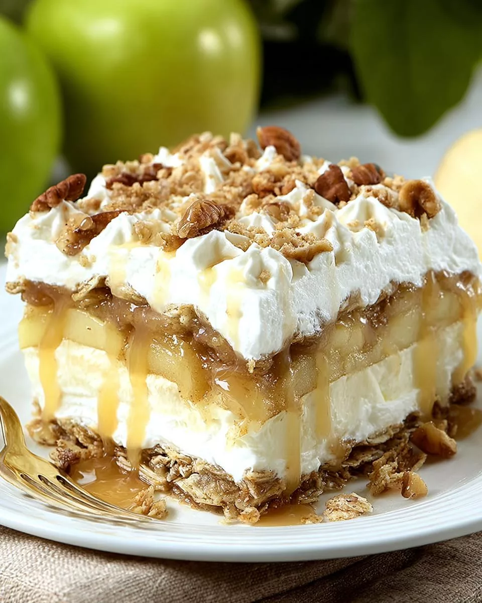 No-Bake Oatmeal Apple Pie Lasagna - detail 1