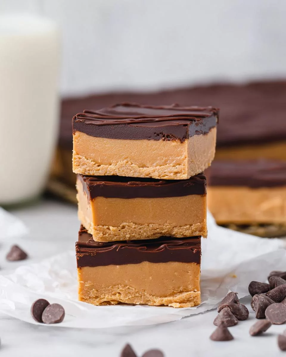 No-Bake Peanut Butter Buckeye Bars - detail 2