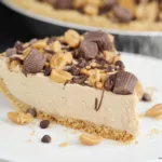 No Bake Peanut Butter Pie with Graham Cracker Crust