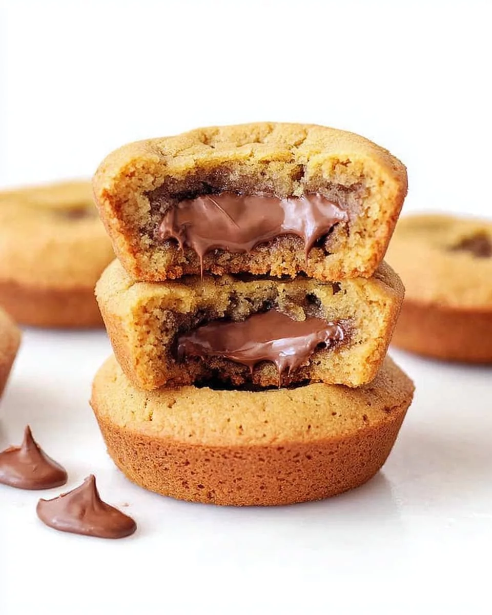 Nutella Stuffed Cookie Cups - detail 1