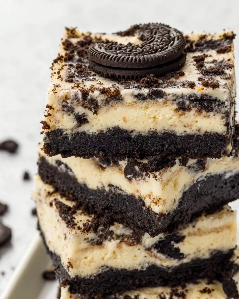 Oreo Cheesecake Bars - detail 2