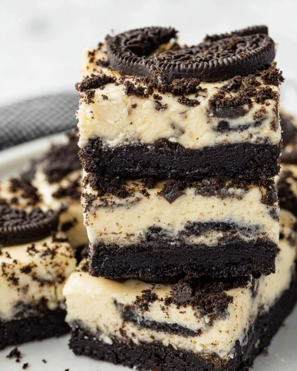 Oreo Cheesecake Bars - detail 1