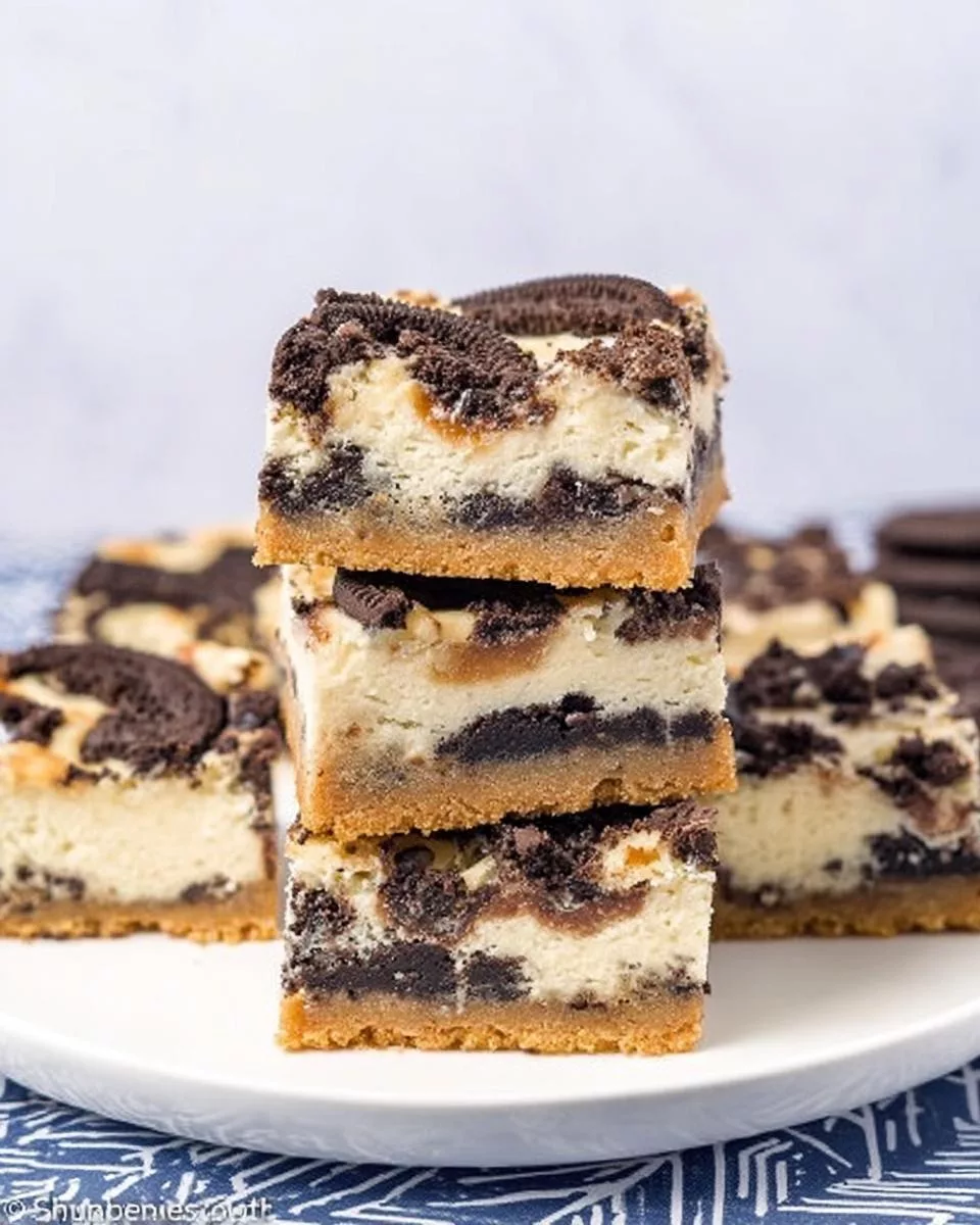 Oreo Chocolate Chip Cheesecake Bars - detail 2