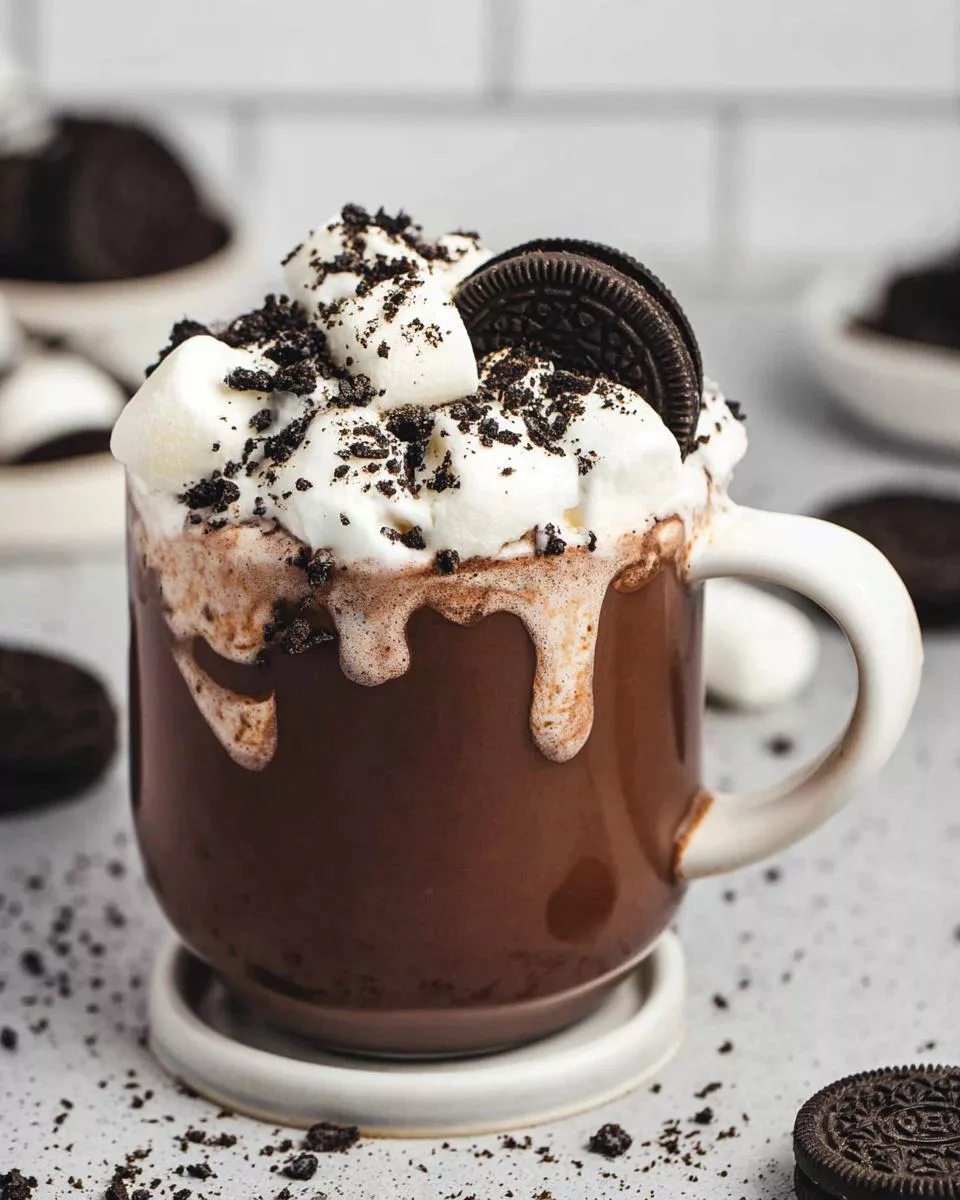Oreo Hot Chocolate - detail 1