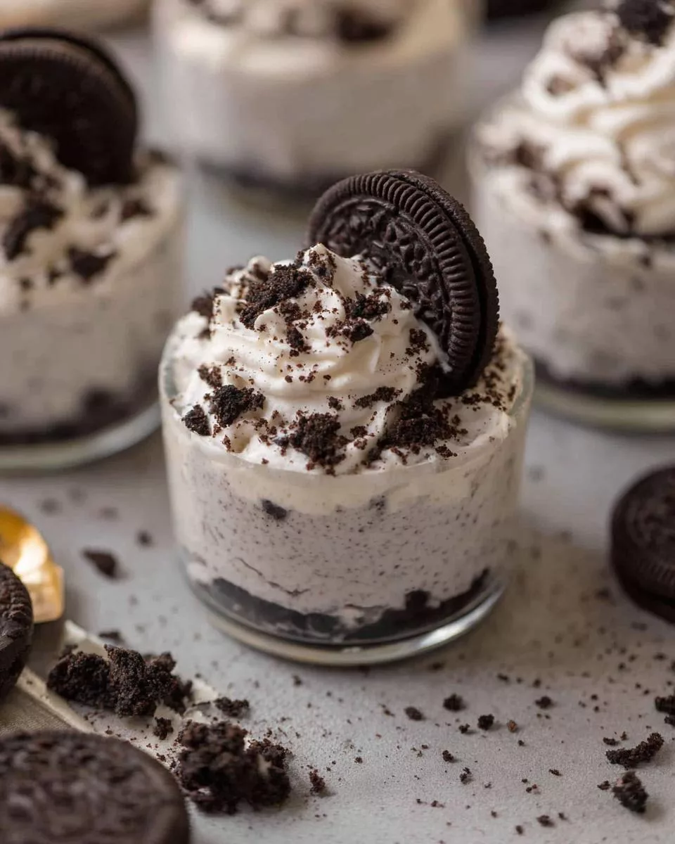 Oreo No-Bake Cheesecake Cups - detail 2