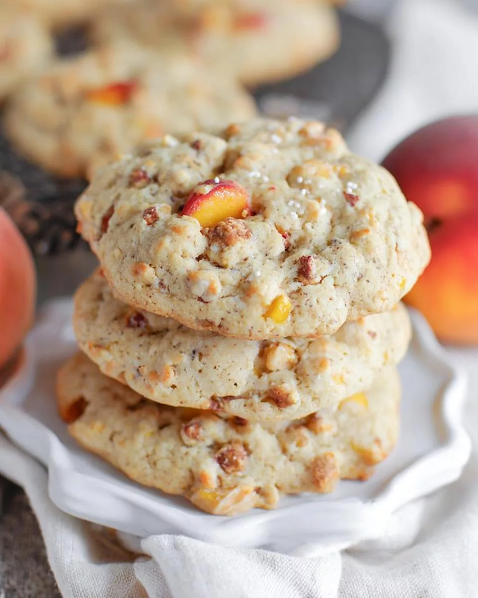 Peach Cobbler Cookies - detail 1