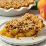 Peach Crumble Pie