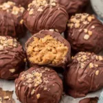 Peanut Butter Balls with Rice Krispies