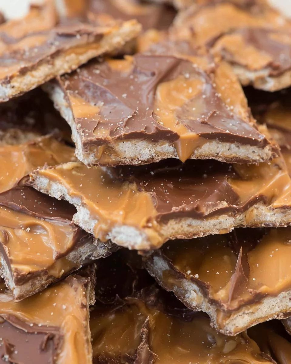 Peanut Butter Cracker toffee - detail 1