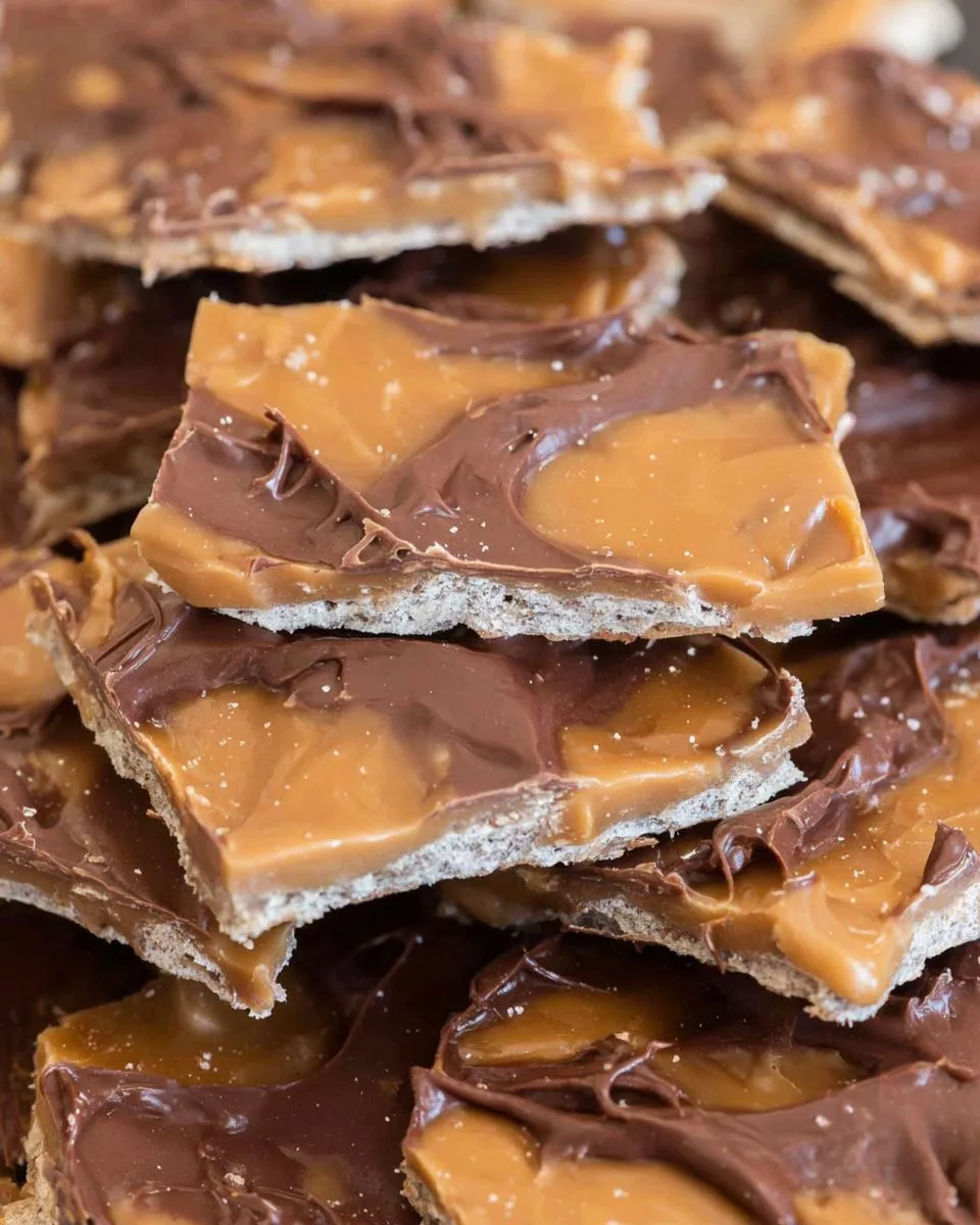 Peanut Butter Cracker toffee - detail 2
