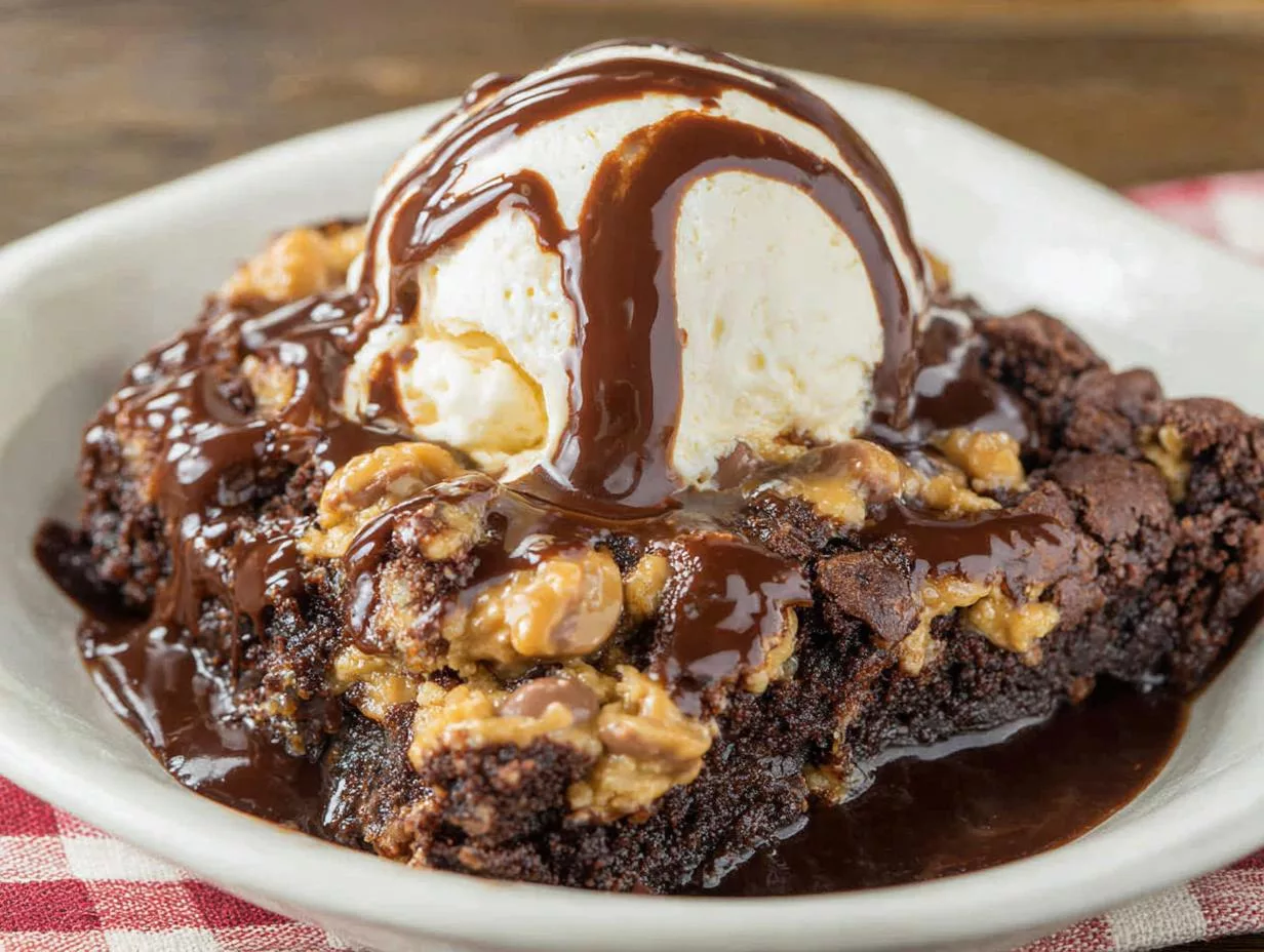 Peanut Butter Cup Dump Cake