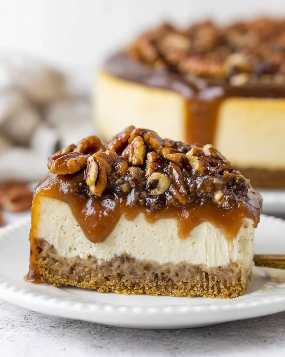 Pecan Pie Cheesecake - detail 2