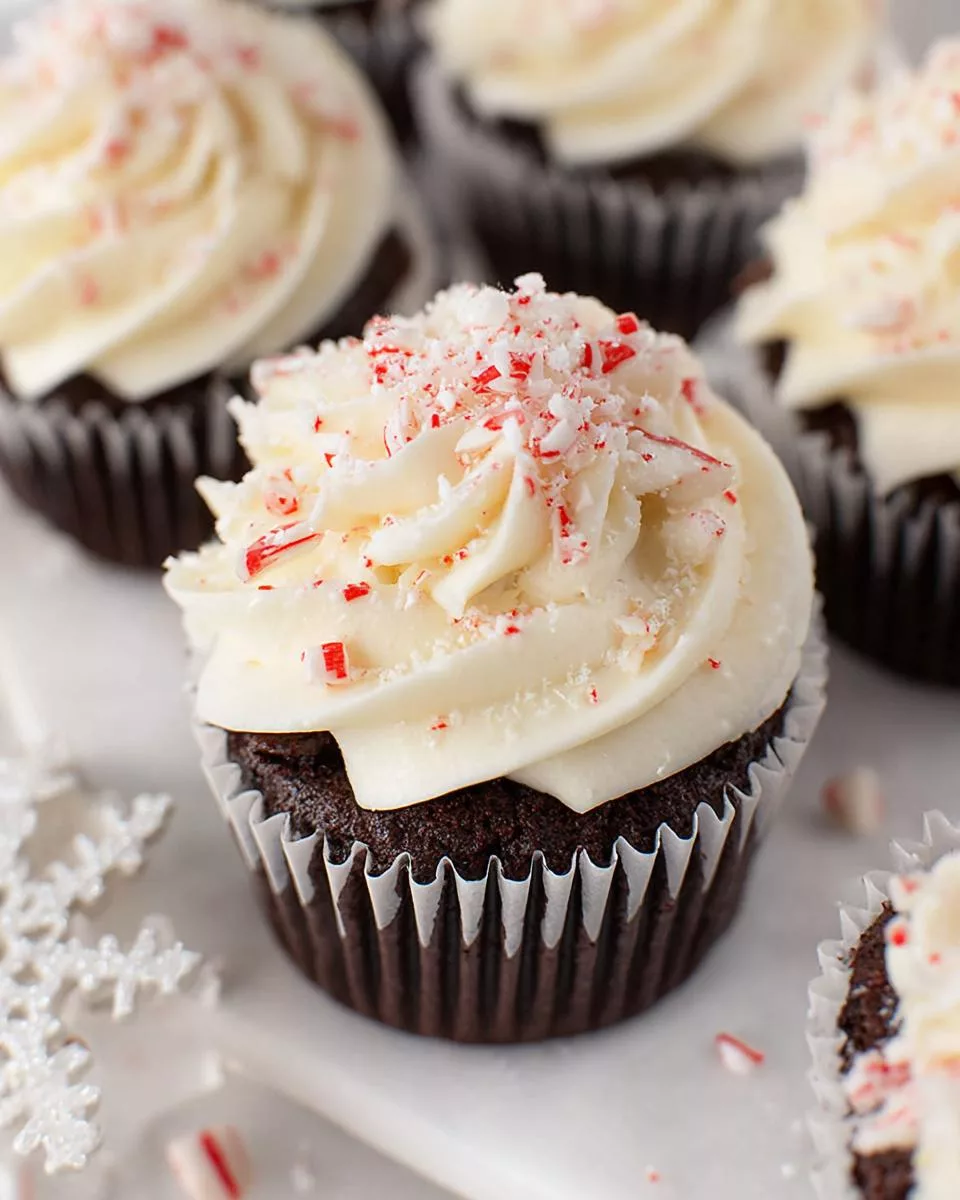 Peppermint Bark Cupcake Recipe - detail 1