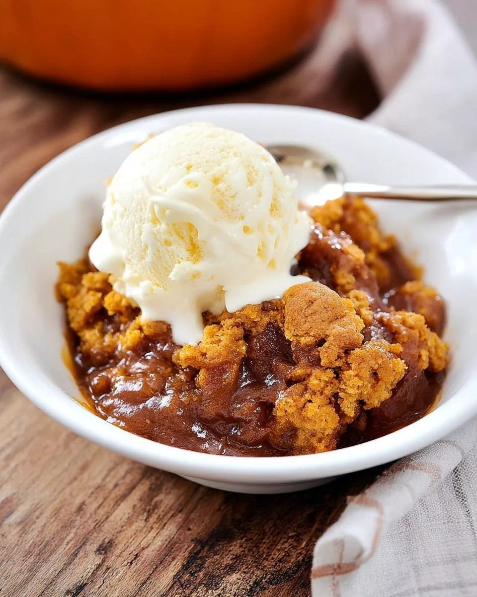 Pumpkin Cobbler - detail 2