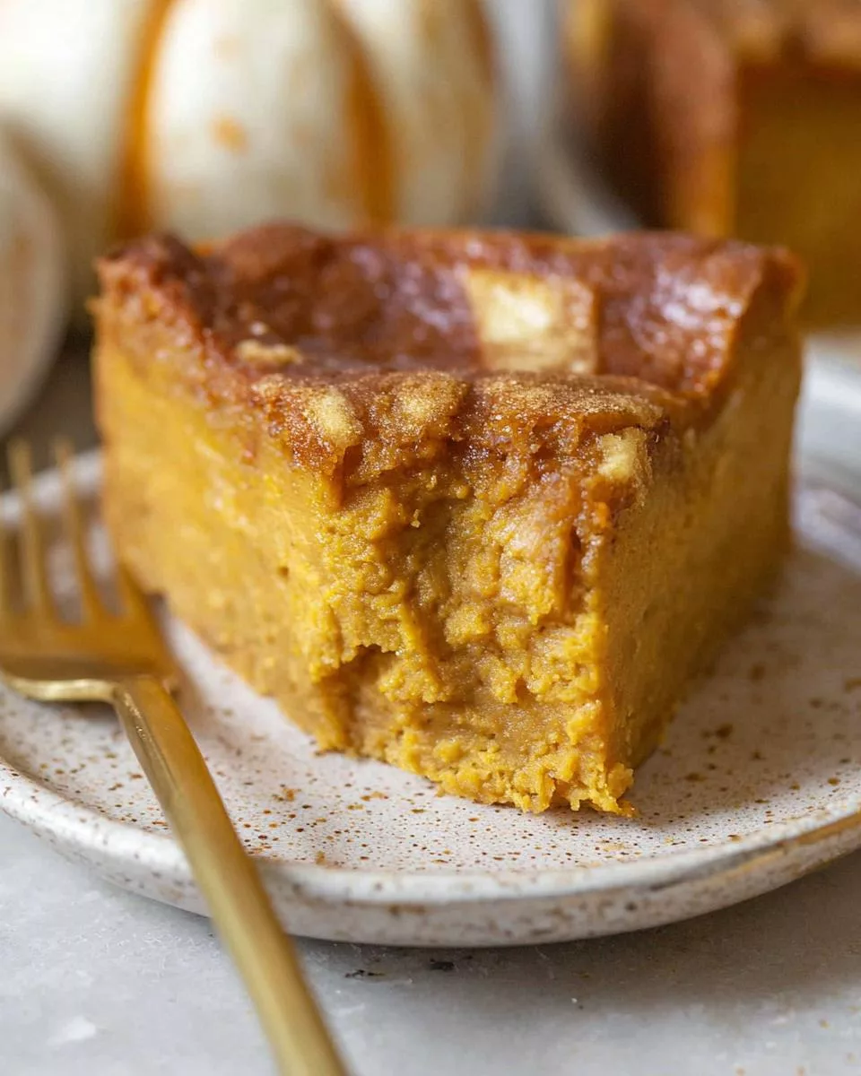 Pumpkin Gooey Butter Cake - detail 1