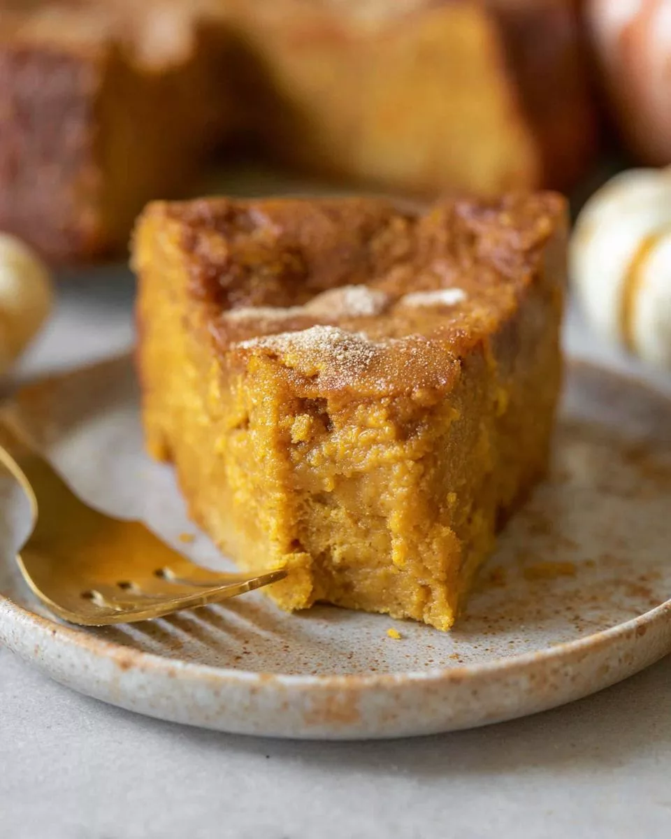 Pumpkin Gooey Butter Cake - detail 2