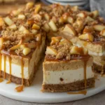 Salted Caramel Apple Pie Cheesecake