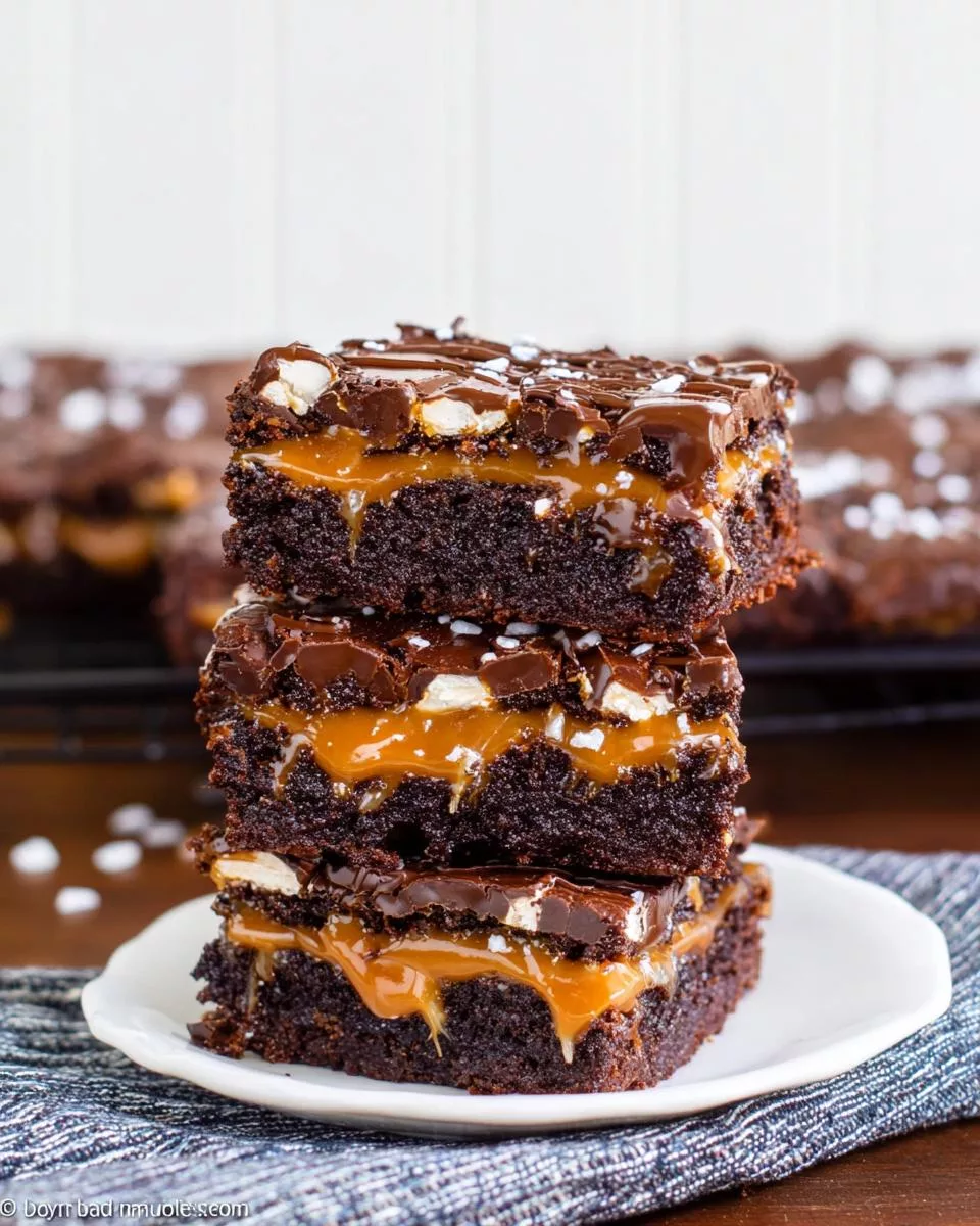 Salted Caramel Brownies - detail 1