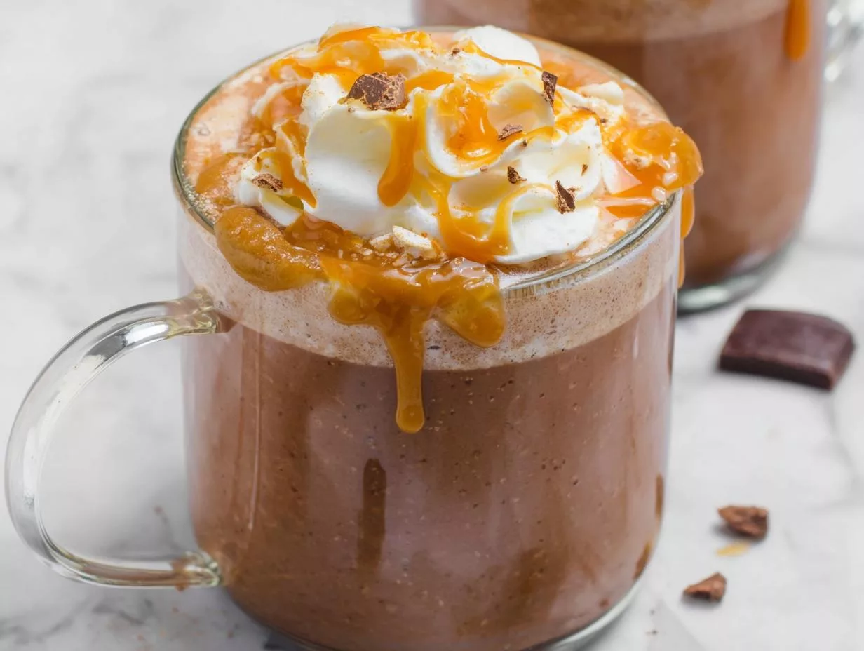 Salted Caramel Crockpot Hot Chocolate