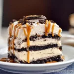 Salted Caramel Oreo Icebox Cake