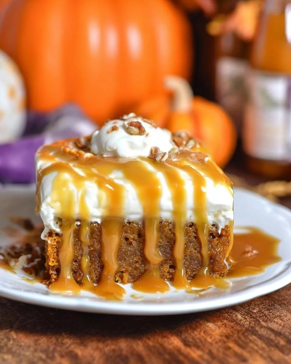 Salted Caramel Pumpkin Cake - detail 1