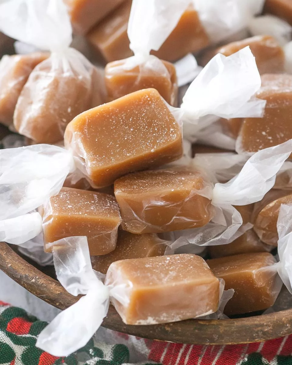 Soft Homemade Caramels - detail 1
