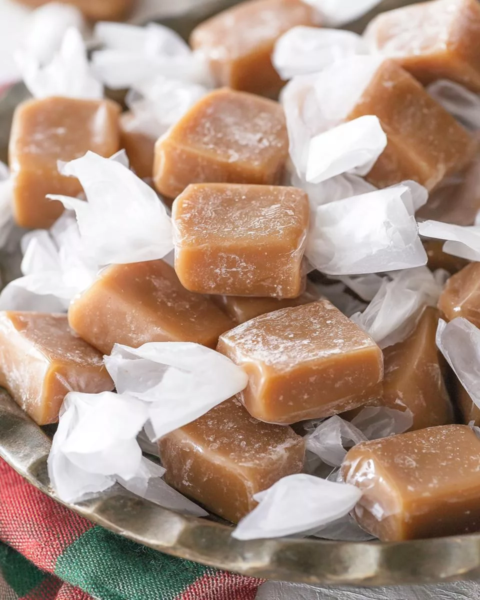 Soft Homemade Caramels - detail 2