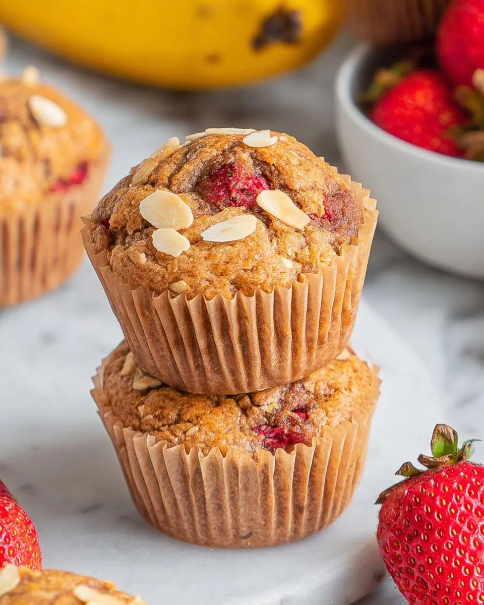 Strawberry Banana Muffins - detail 1