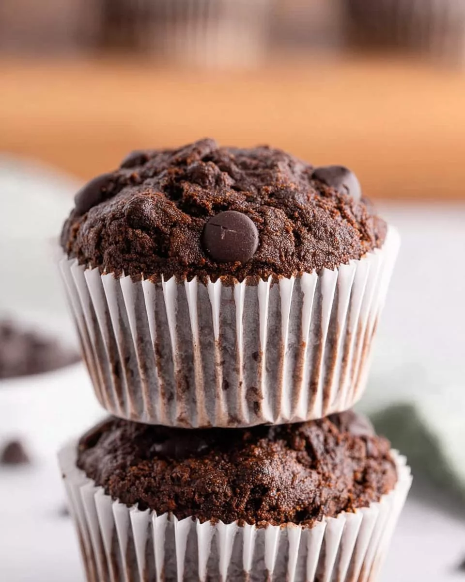 Sugar Free Chocolate Chocolate Chip Muffins - detail 1