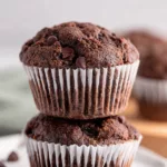Sugar Free Chocolate Chocolate Chip Muffins