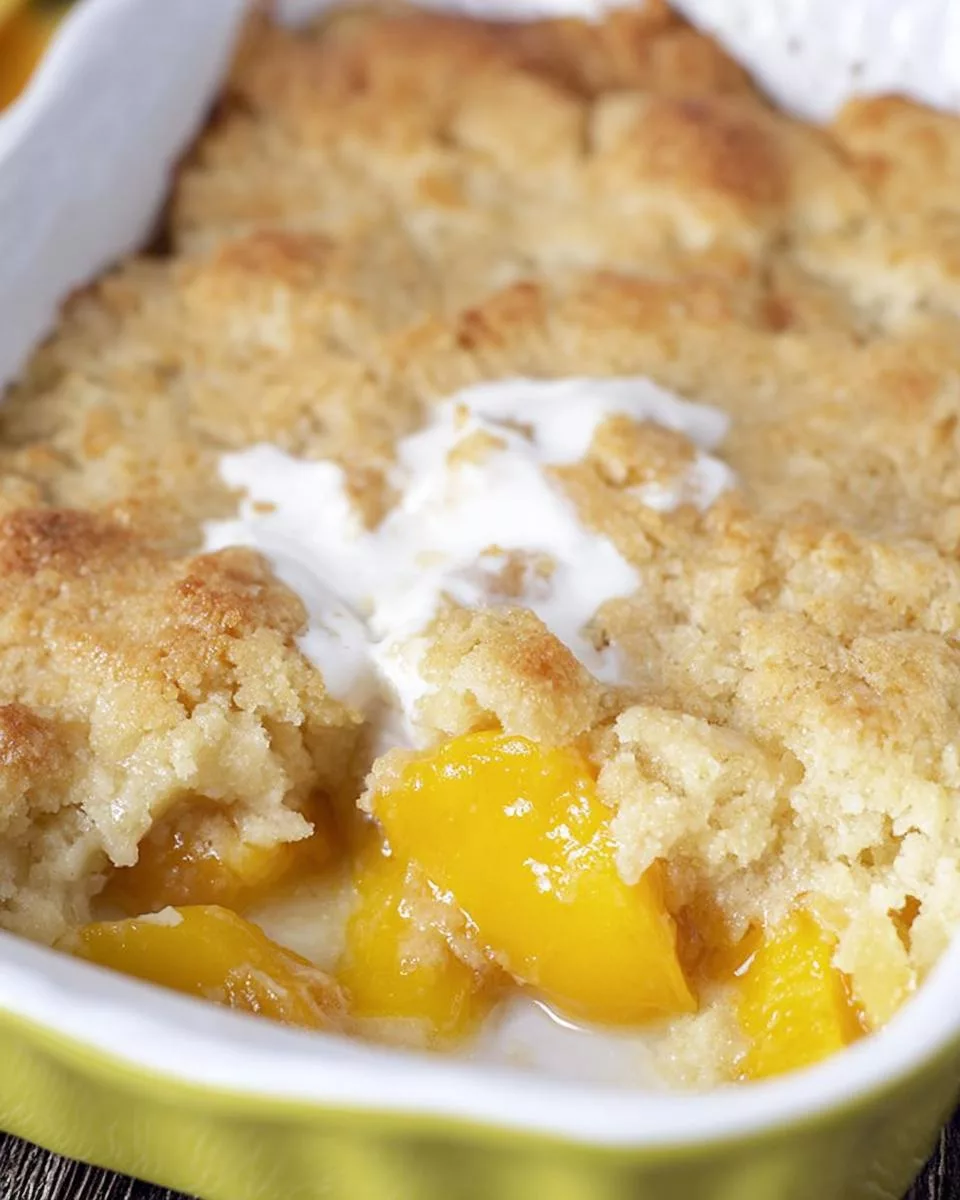 Super Easy Peach Cobbler - detail 1