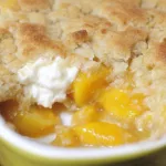 Super Easy Peach Cobbler