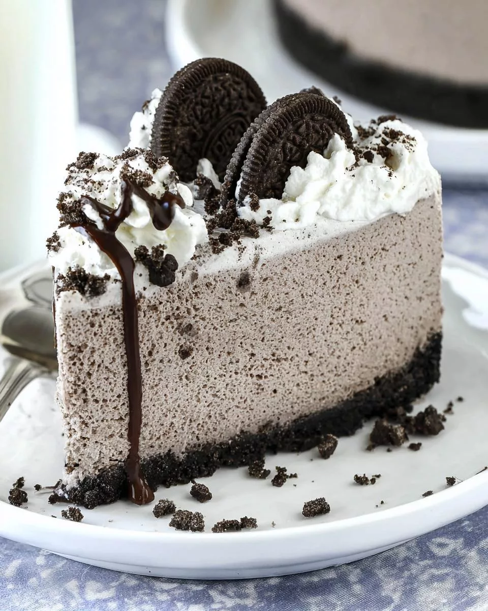 The Best No Bake Oreo Cheesecake - detail 2