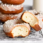 Vanilla Bean Air Fryer Doughnuts
