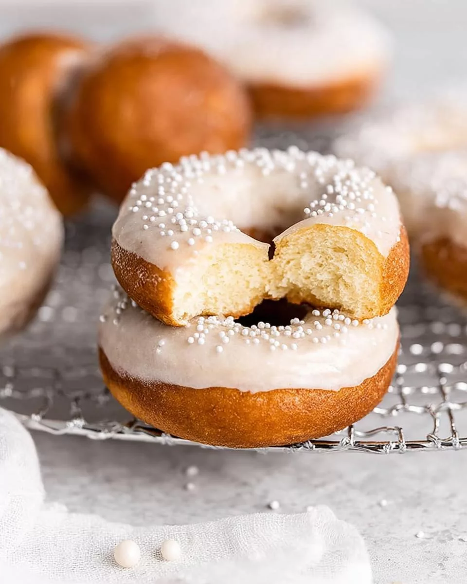 Vanilla Bean Air Fryer Doughnuts - detail 2
