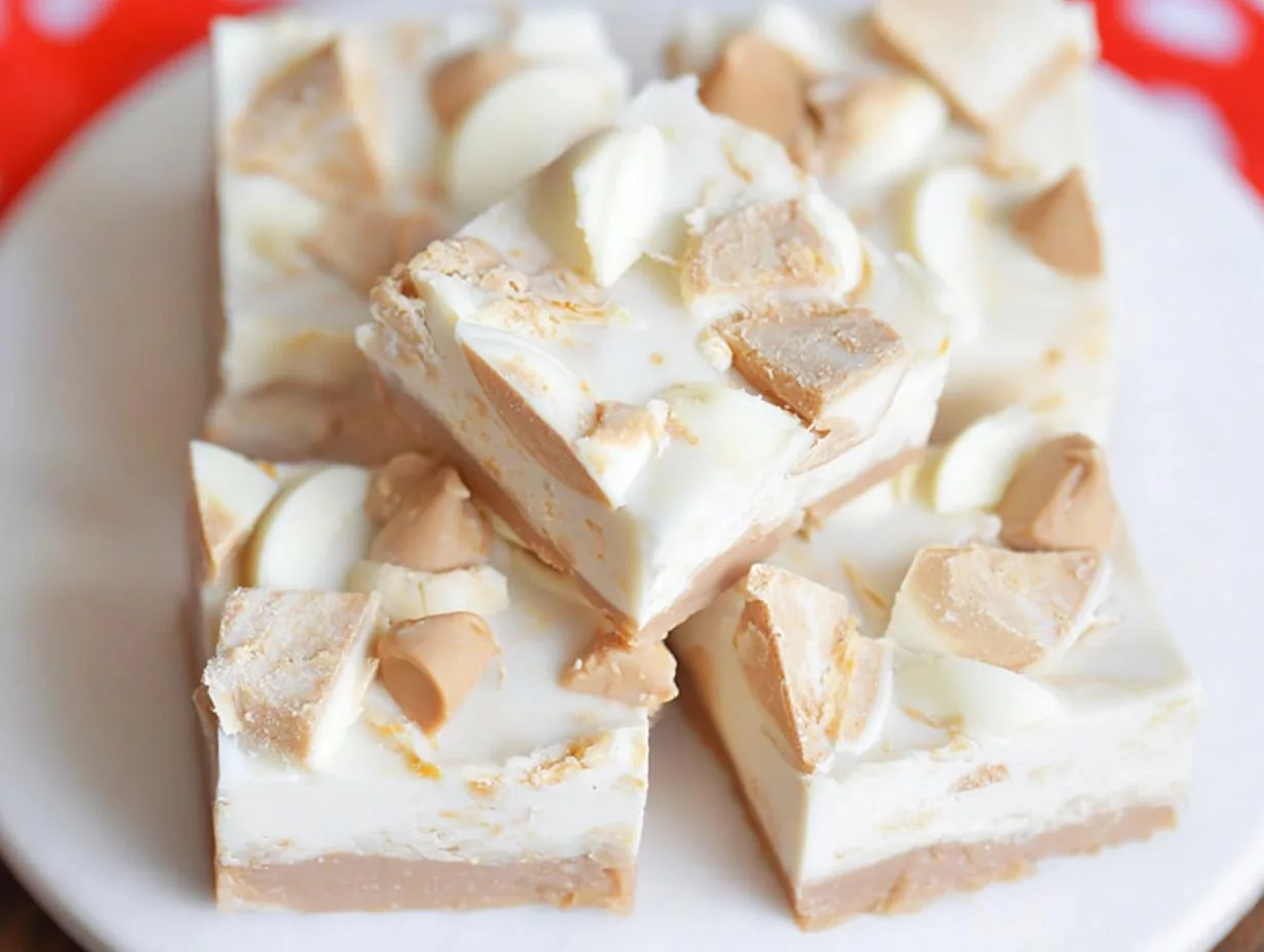 White Chocolate Reese’s Fudge