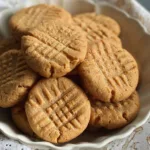 3-INGREDIENT PEANUT BUTTER COOKIES
