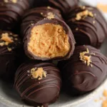 4 Ingredient Peanut Butter Truffles
